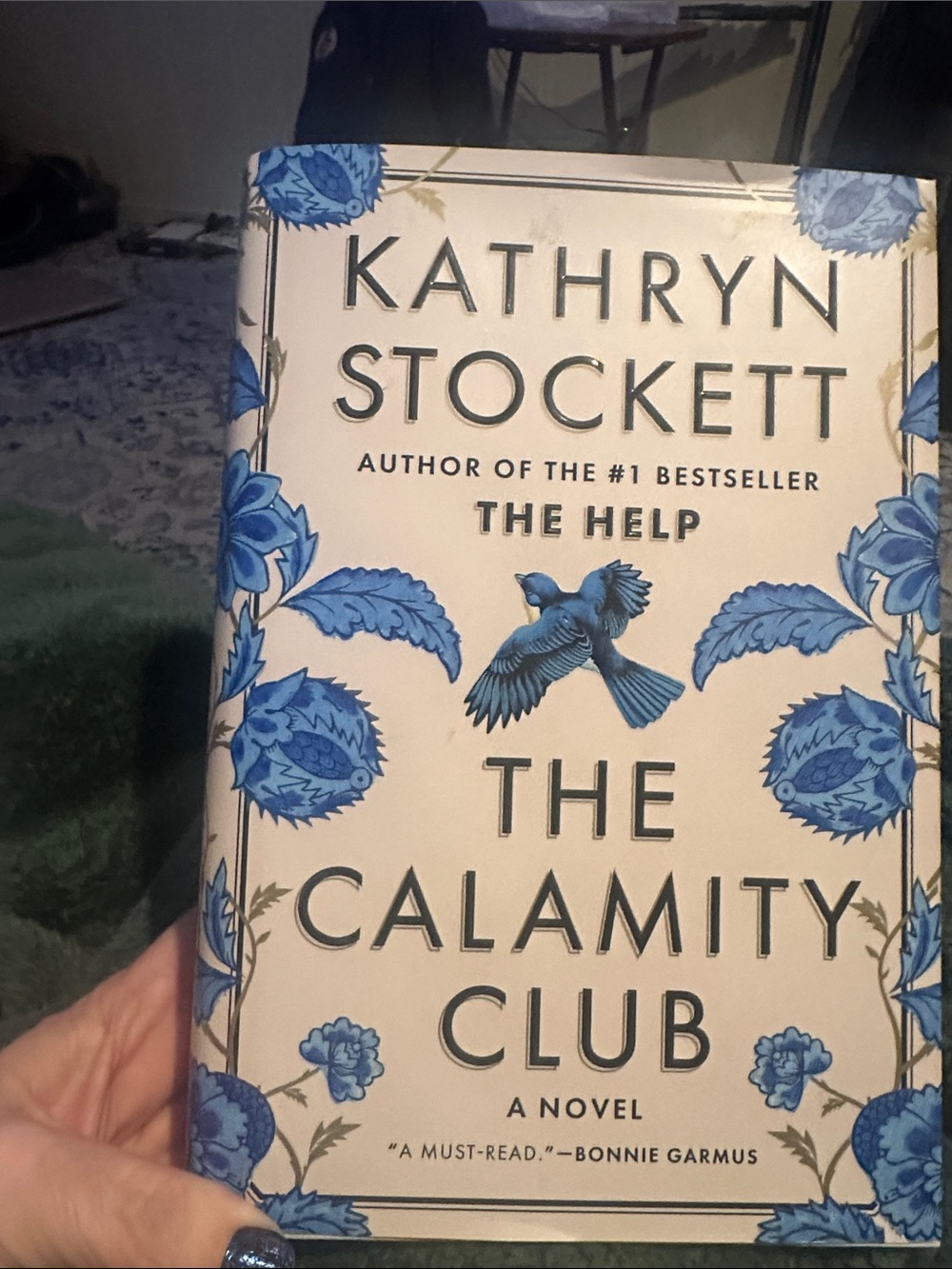 The Calamity Club Hardcover Book - Cream & Blue